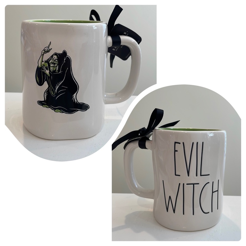 New Rae Dunn x Disney Villains THE EVIL WITCH Mug
